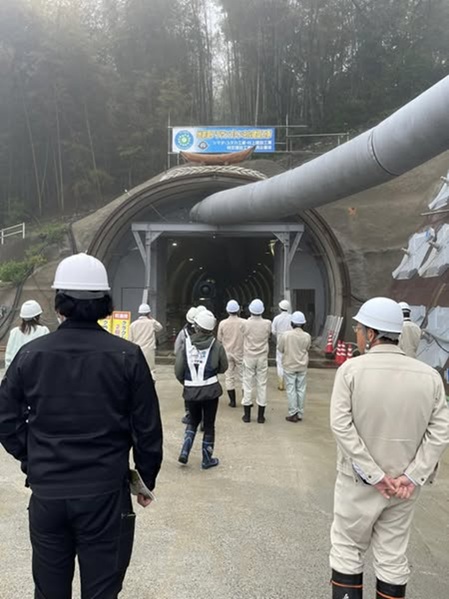 Awasango tunnel penetrated