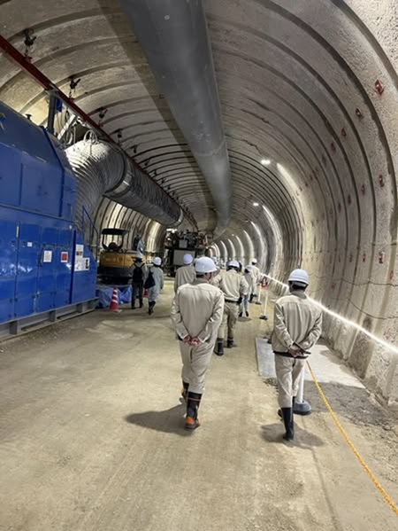 Awasango tunnel penetrated