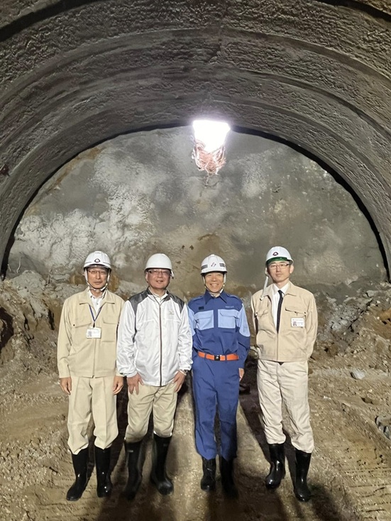 Awasango tunnel penetrated